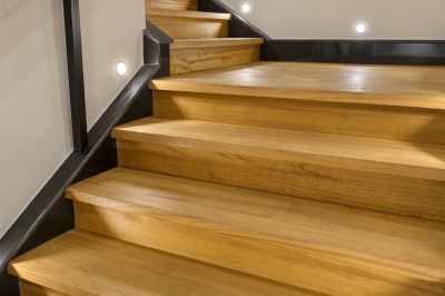 Wood Stair Railing Repair in Alpharetta, GA